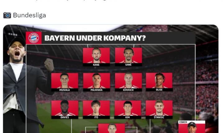 Tak ma wyglądać SKŁAD BAYERNU pod wodzą Kompany'ego!